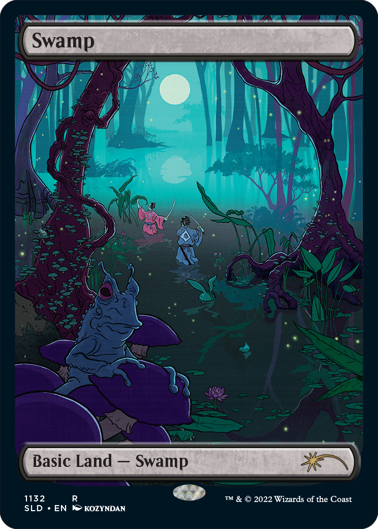 Swamp (1132) (Full-Art) [Secret Lair Drop Series] | Dumpster Cat Games