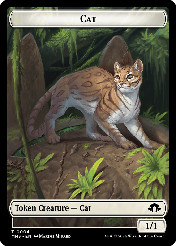 Cat Token [Modern Horizons 3 Tokens] | Dumpster Cat Games