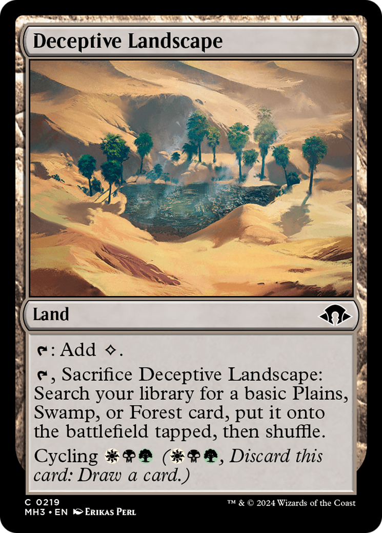 Deceptive Landscape [Modern Horizons 3] | Dumpster Cat Games