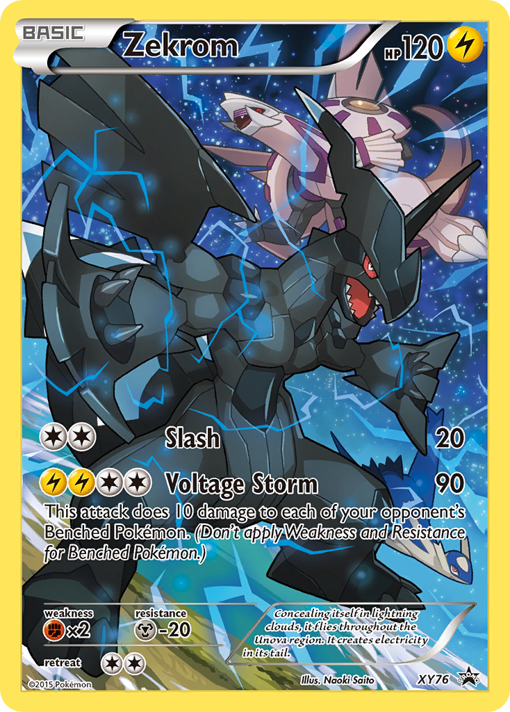 Zekrom (XY76) [XY: Black Star Promos] | Dumpster Cat Games