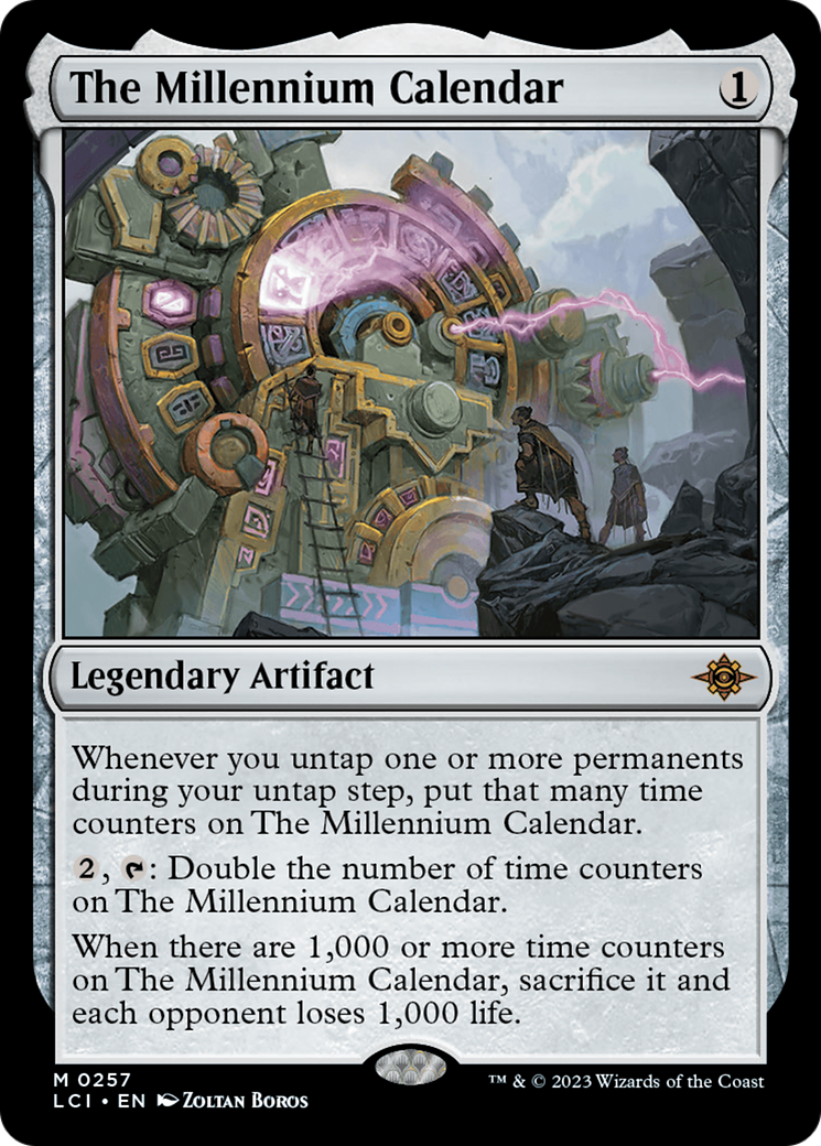 The Millennium Calendar [The Lost Caverns of Ixalan] | Dumpster Cat Games