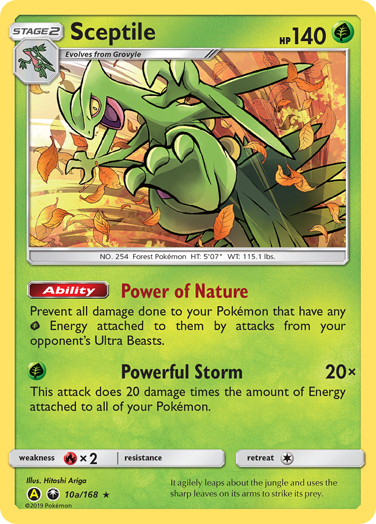 Sceptile (10a/168) [Alternate Art Promos] | Dumpster Cat Games