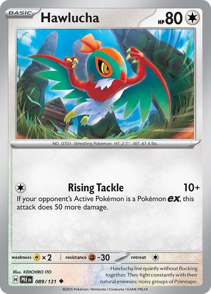 Hawlucha (089/131) [Scarlet & Violet: Prismatic Evolutions] | Dumpster Cat Games