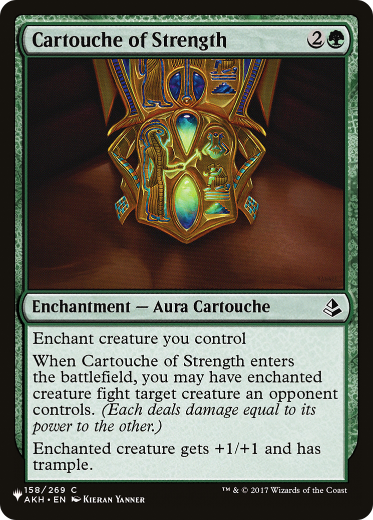 Cartouche of Strength [The List] | Dumpster Cat Games