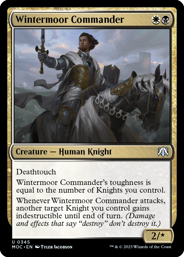 Wintermoor Commander [March of the Machine Commander] | Dumpster Cat Games