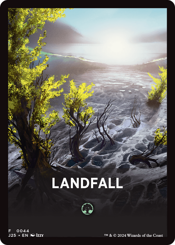 Landfall Theme Card [Foundations Jumpstart Front Cards] | Dumpster Cat Games