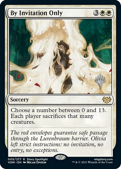 By Invitation Only (Promo Pack) [Innistrad: Crimson Vow Promos] | Dumpster Cat Games