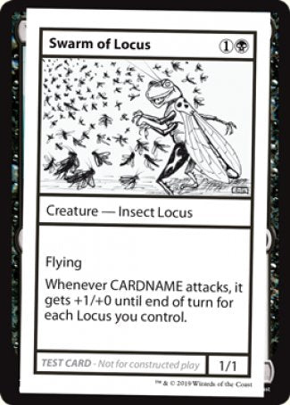 Swarm of Locus (2021 Edition) [Mystery Booster Playtest Cards] | Dumpster Cat Games