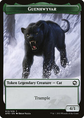 Dog Illusion // Guenhwyvar Double-Sided Token [Dungeons & Dragons: Adventures in the Forgotten Realms Tokens] | Dumpster Cat Games