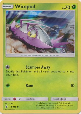 Wimpod (8/145) (Collection Promo) [Sun & Moon: Guardians Rising] | Dumpster Cat Games