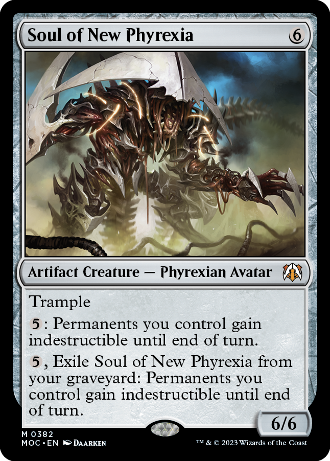 Soul of New Phyrexia [March of the Machine Commander] | Dumpster Cat Games