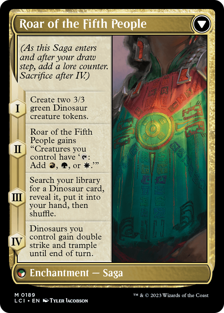 Huatli, Poet of Unity // Roar of the Fifth People [The Lost Caverns of Ixalan] | Dumpster Cat Games