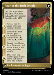 Huatli, Poet of Unity // Roar of the Fifth People [The Lost Caverns of Ixalan] | Dumpster Cat Games