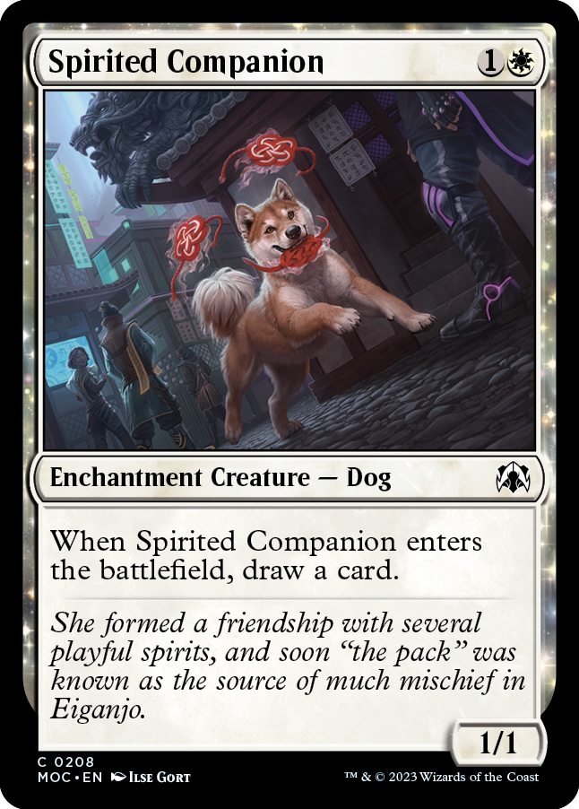 Spirited Companion [March of the Machine Commander] | Dumpster Cat Games