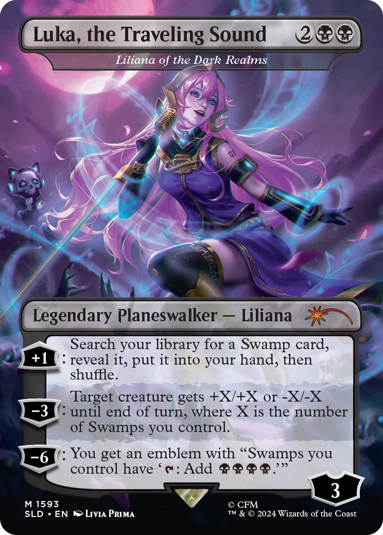 Luka, the Traveling Sound - Liliana of the Dark Realms [Secret Lair Drop Series] | Dumpster Cat Games