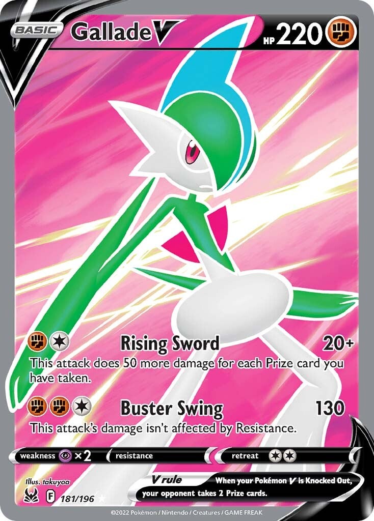 Gallade V (181/196) [Sword & Shield: Lost Origin] | Dumpster Cat Games