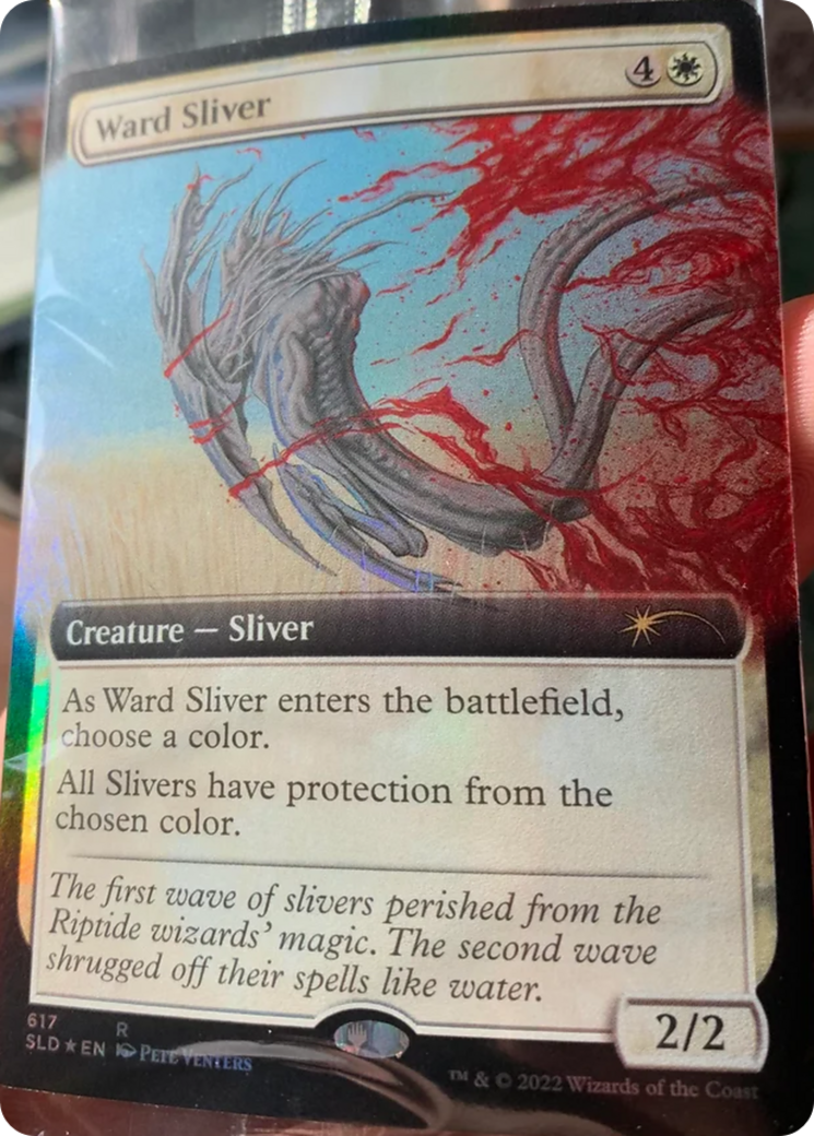 Ward Sliver (Extended Art) [Secret Lair Drop Promos] | Dumpster Cat Games