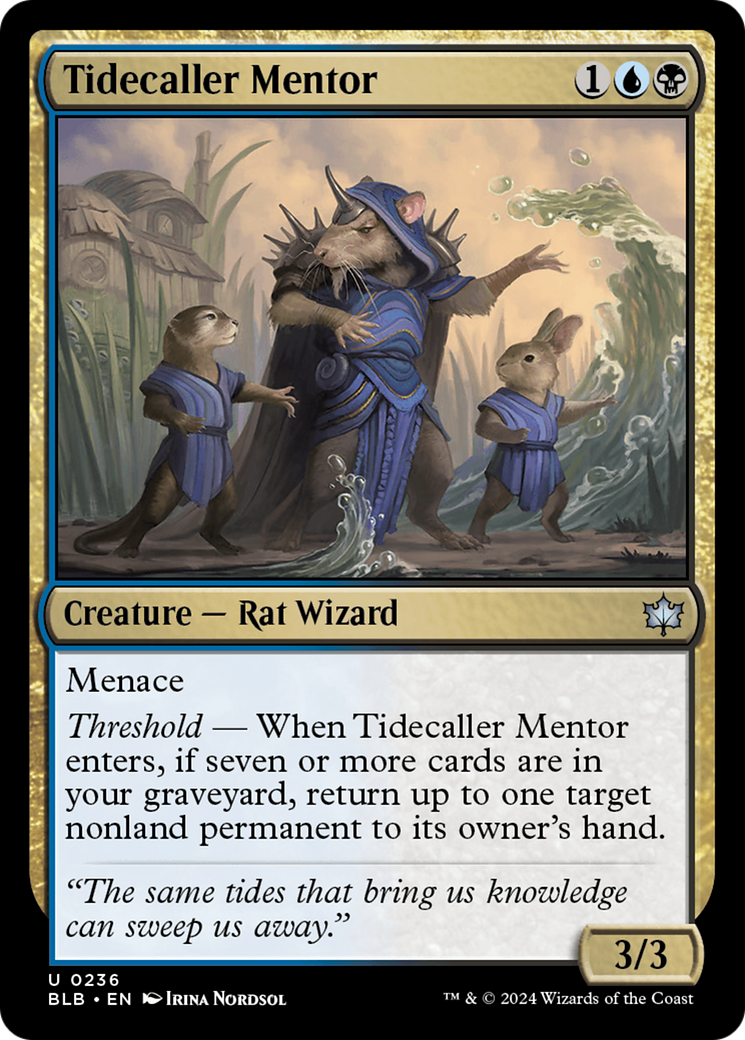 Tidecaller Mentor [Bloomburrow] | Dumpster Cat Games