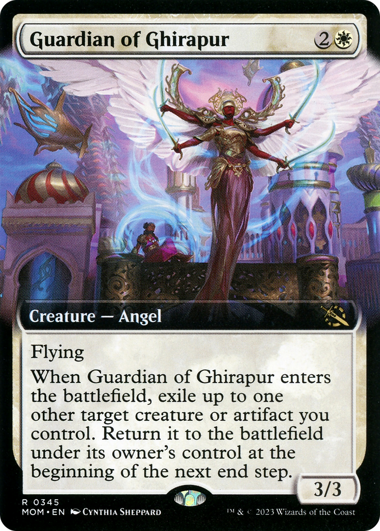 Guardian of Ghirapur (Extended Art) [March of the Machine] | Dumpster Cat Games