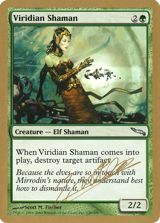 Viridian Shaman (Julien Nuijten) [World Championship Decks 2004] | Dumpster Cat Games