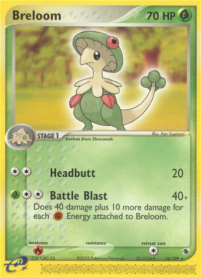 Breloom (16/109) [EX: Ruby & Sapphire] | Dumpster Cat Games