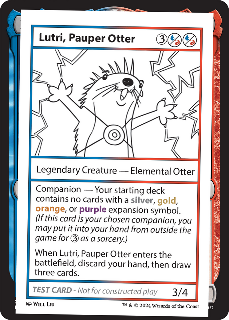 Lutri, Pauper Otter [Mystery Booster 2 Playtest Cards] | Dumpster Cat Games