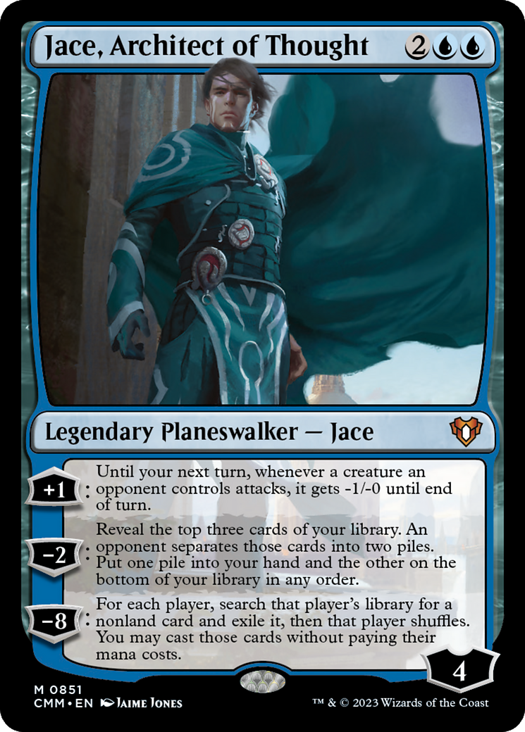 Jace, Architect of Thought [Commander Masters] | Dumpster Cat Games