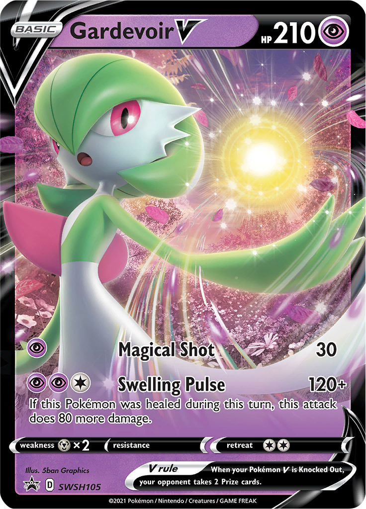 Gardevoir V (SWSH105) [Sword & Shield: Black Star Promos] | Dumpster Cat Games