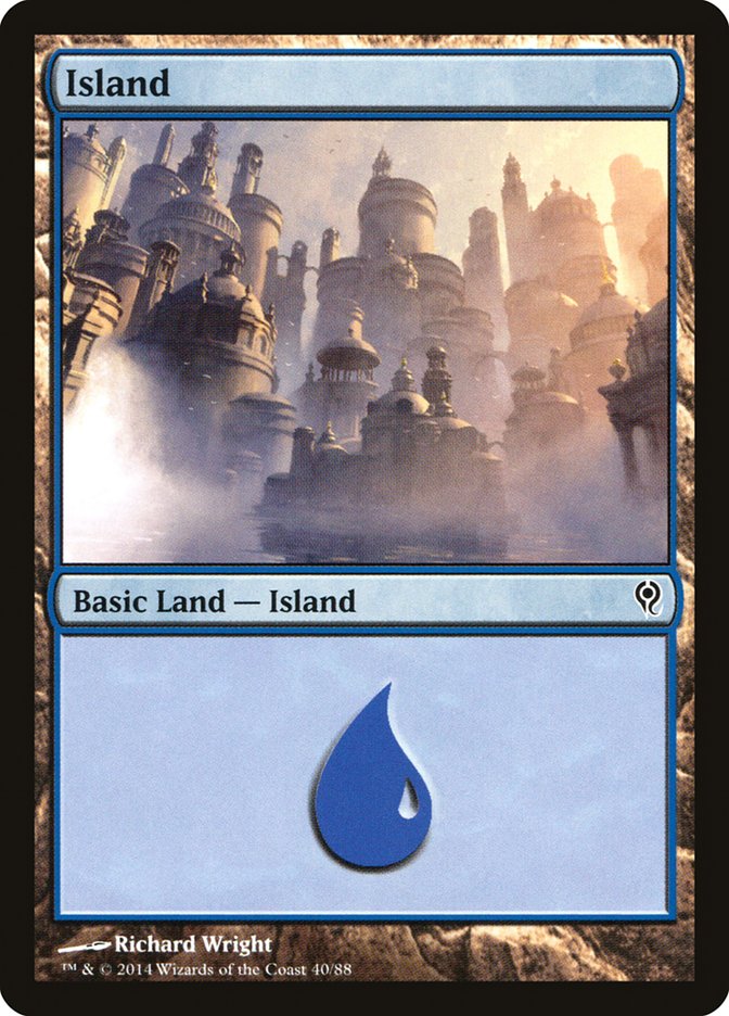 Island (40) [Duel Decks: Jace vs. Vraska] | Dumpster Cat Games