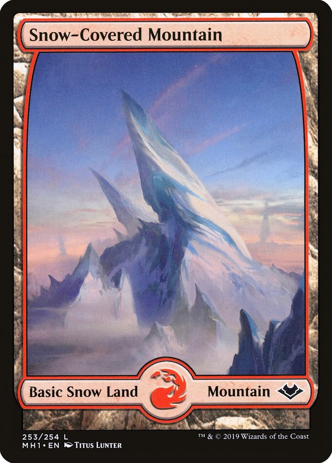 Snow-Covered Mountain [Modern Horizons] | Dumpster Cat Games