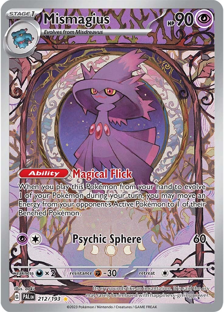 Mismagius (212/193) [Scarlet & Violet: Paldea Evolved] | Dumpster Cat Games