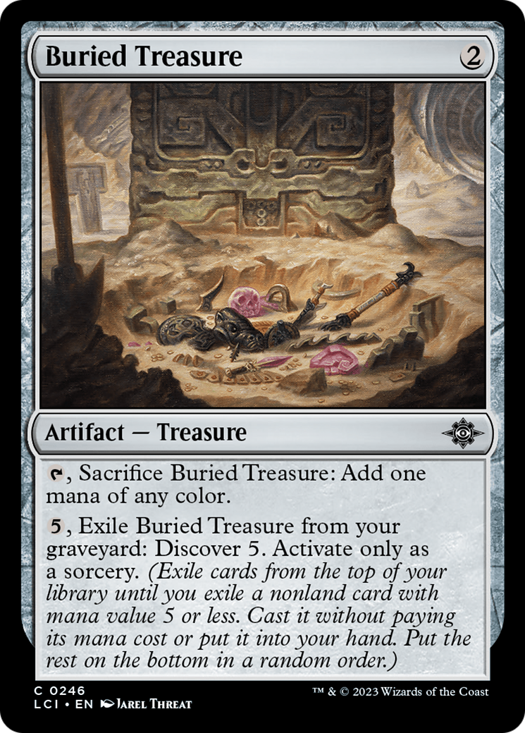 Buried Treasure [The Lost Caverns of Ixalan] | Dumpster Cat Games