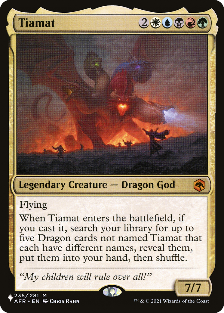 Tiamat [The List] | Dumpster Cat Games