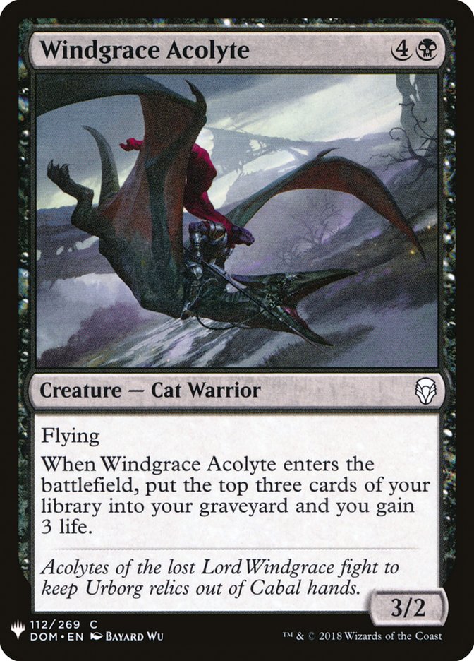 Windgrace Acolyte [Mystery Booster] | Dumpster Cat Games