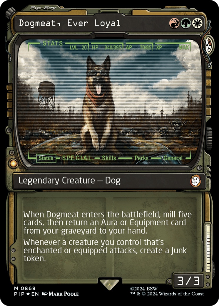 Dogmeat, Ever Loyal (Showcase) (Surge Foil) [Fallout] | Dumpster Cat Games