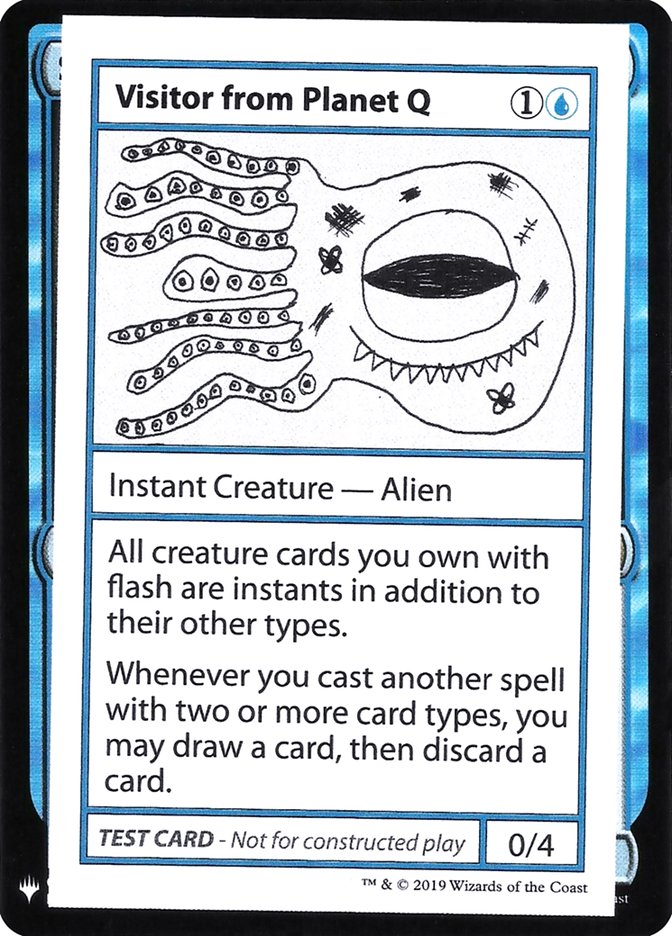 Visitor from Planet Q [Mystery Booster Playtest Cards] | Dumpster Cat Games