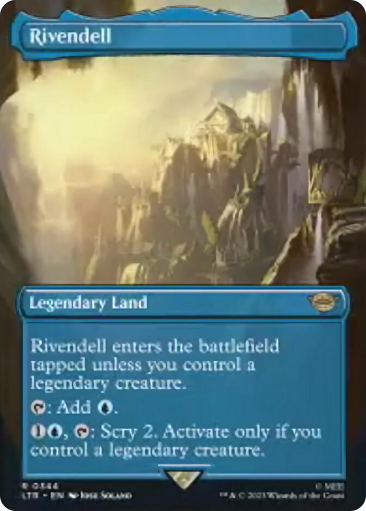 Rivendell (Borderless Alternate Art) [The Lord of the Rings: Tales of Middle-Earth] | Dumpster Cat Games