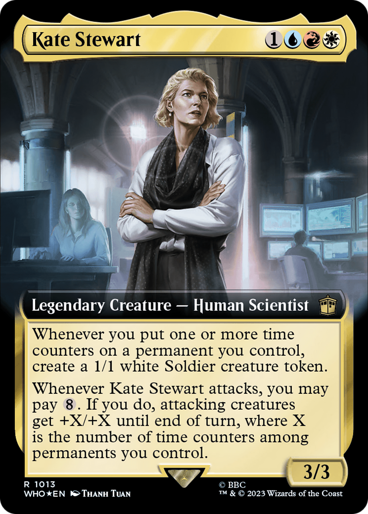 Kate Stewart (Extended Art) (Surge Foil) [Doctor Who] | Dumpster Cat Games