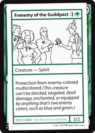 Frenemy of the Guildpact (2021 Edition) [Mystery Booster Playtest Cards] | Dumpster Cat Games