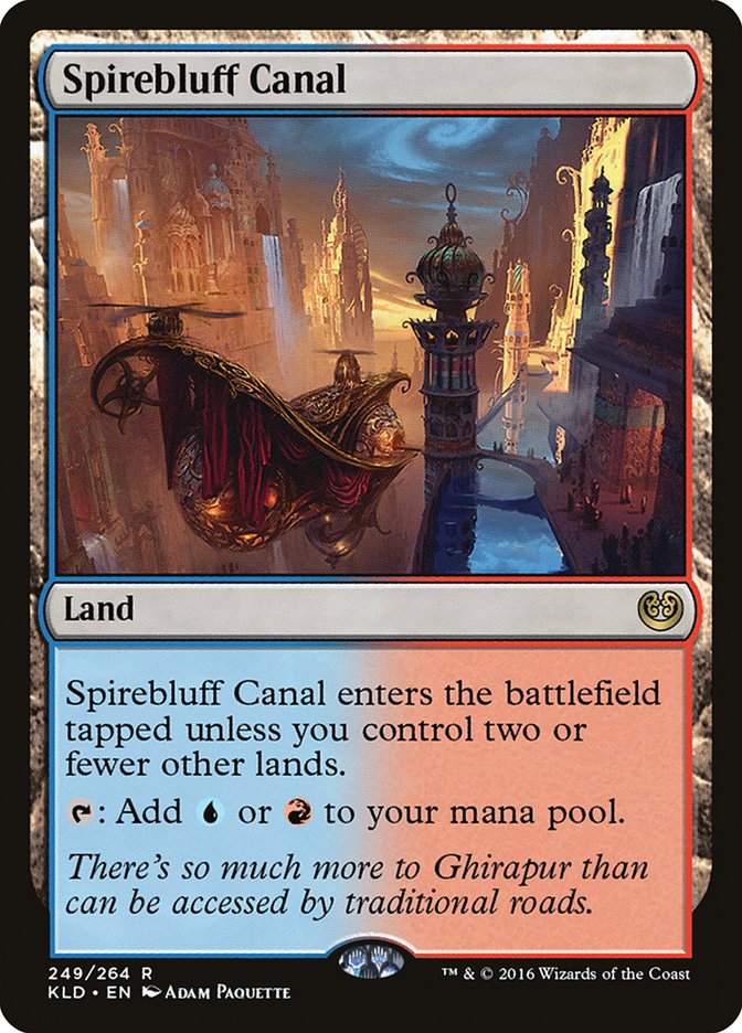 Spirebluff Canal [Kaladesh] | Dumpster Cat Games