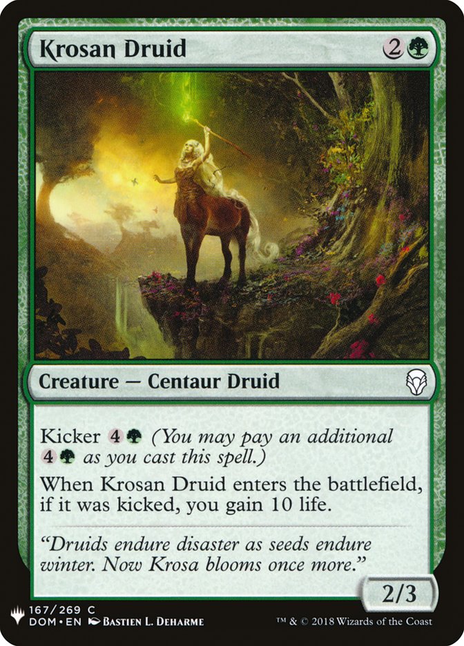 Krosan Druid [Mystery Booster] | Dumpster Cat Games