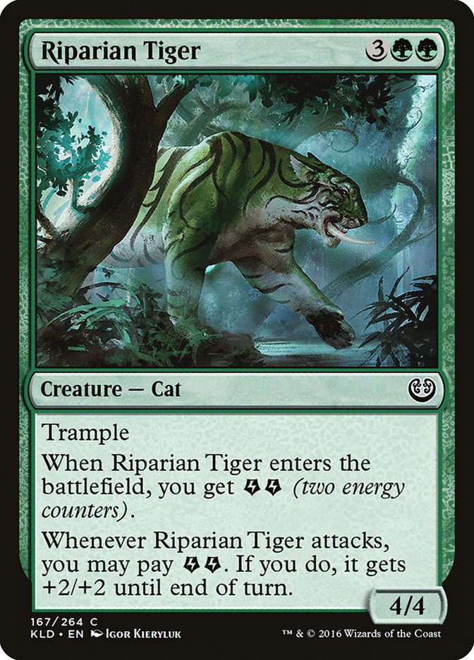 Riparian Tiger [Kaladesh] | Dumpster Cat Games