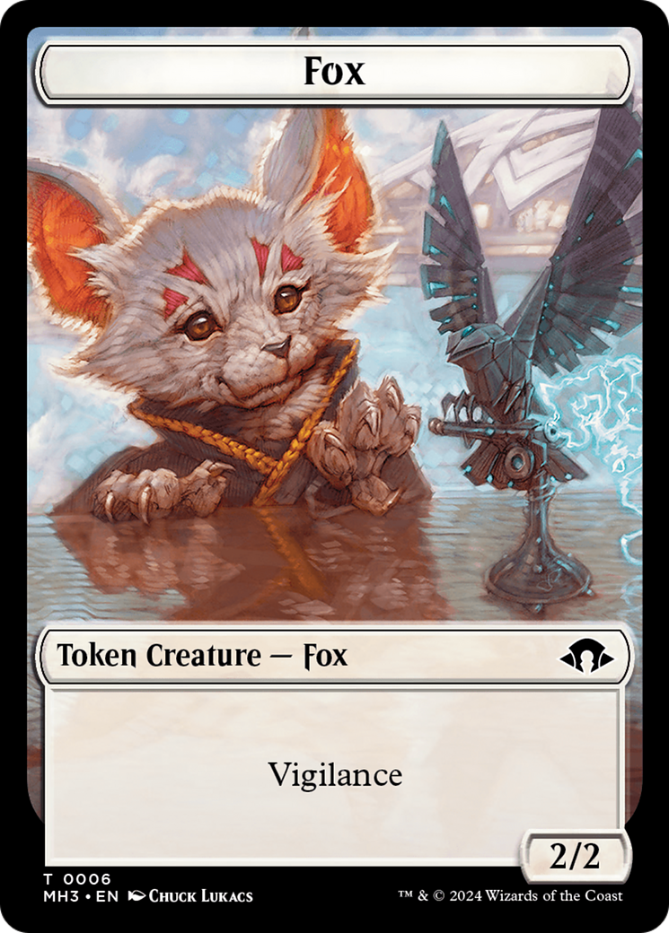 Servo // Fox Double-Sided Token [Modern Horizons 3 Tokens] | Dumpster Cat Games