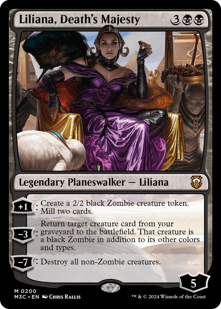 Liliana, Death's Majesty [Modern Horizons 3 Commander] | Dumpster Cat Games