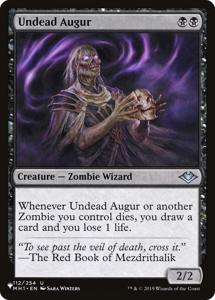 Undead Augur [The List Reprints] | Dumpster Cat Games