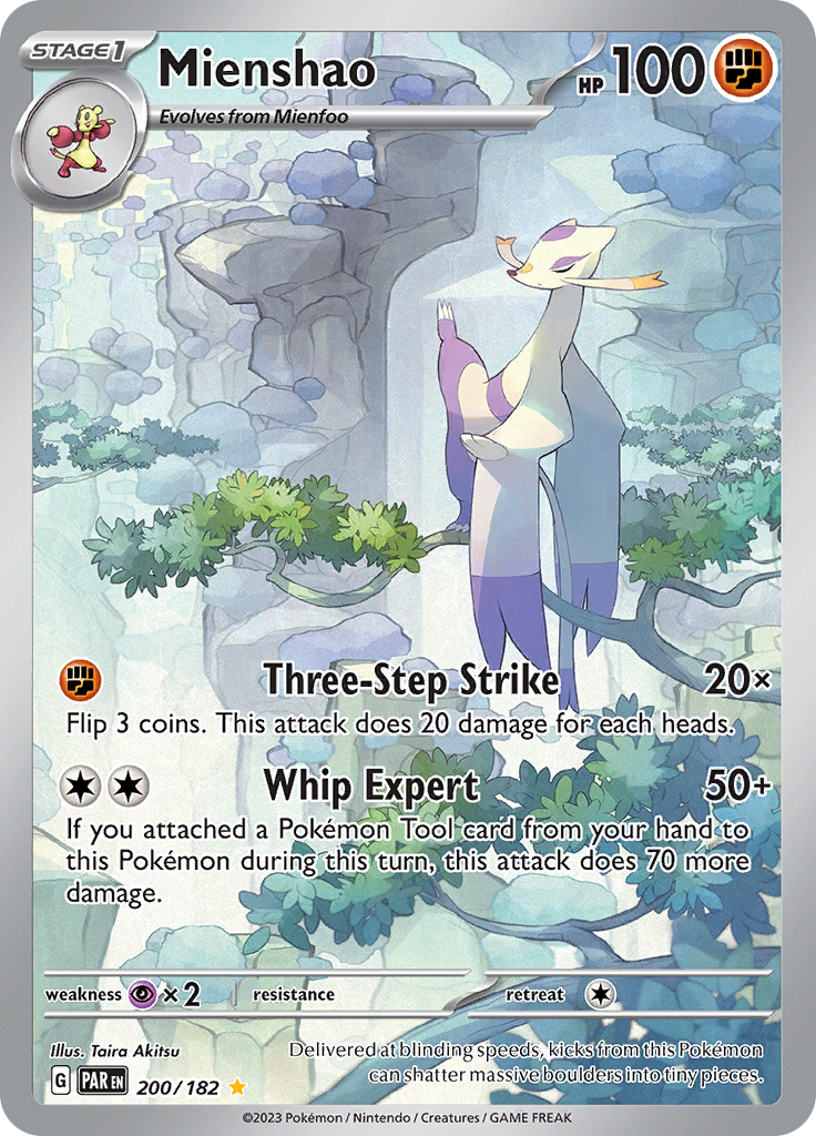 Mienshao (200/182) [Scarlet & Violet: Paradox Rift] | Dumpster Cat Games