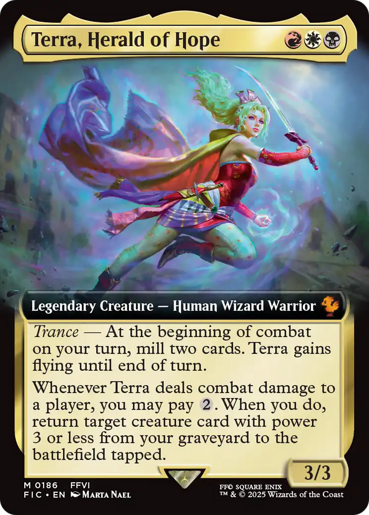 Terra, Herald of Hope (Extended Art) [FINAL FANTASY Commander] | Dumpster Cat Games