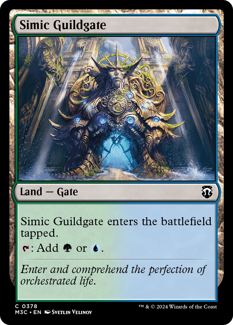 Simic Guildgate (Ripple Foil) [Modern Horizons 3 Commander] | Dumpster Cat Games