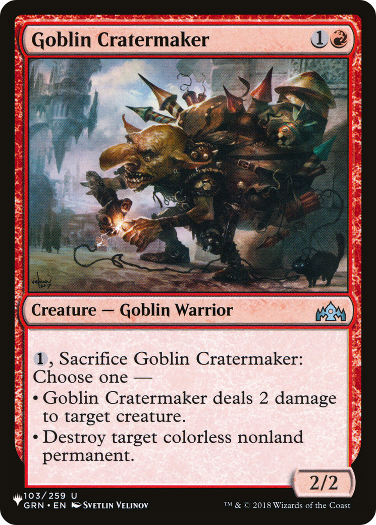 Goblin Cratermaker [The List] | Dumpster Cat Games