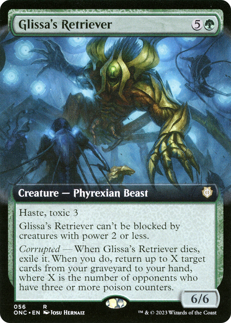 Glissa's Retriever (Extended Art) [Phyrexia: All Will Be One Commander] | Dumpster Cat Games